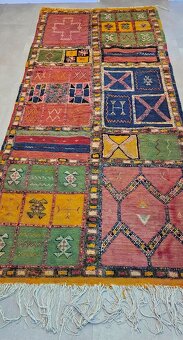 Marocký Taznakht – mozaikový koberec Berber - 3