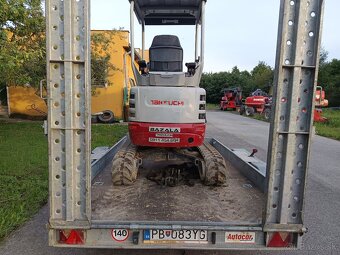 Prenájom minibagra Takeuchi TB 215 - 3