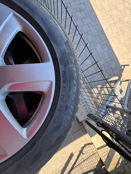 Elektróny audi originál, 5x112/R17 + zimné pneu - 3