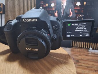 Canon EOS 700D,4x objektiv 2x bateria 350e - 3
