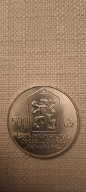 Predám (vymením)  čs. striebornú mincu - 500 Kčs Josef Lada - 3