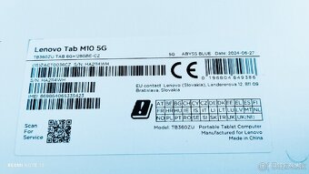 Novy Lenovo Tab M10 5G 6GB/128GB, 10.61", Snapdragon 695 - 3