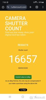 Nikon d3200 18-105 VR s taškou a stativom - 3