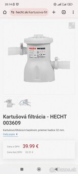 Predám Hecht filtráciu - 3