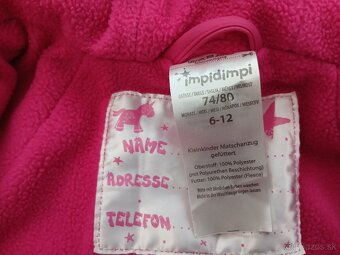 Dievcensky overal do dazda 74/80 - 3