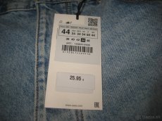 Pánske nové džínsy ZARA  svetlomodré EUR44/USA34/MEX34 - 3