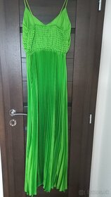 Zelené, dlhé, elegantné šaty - 3