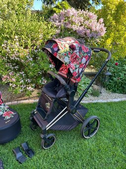 Cybex priam Spring Blossom rosé gold dvojkombinácia + fusak - 3