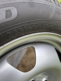 5x120, 215/60R7 C Zimné Pneumatiky a disky Dunlop na T6 - 3