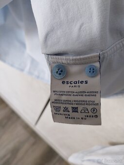 Escales pánska bledomodra košeľa XL - 3