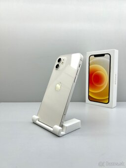 iPhone 12 WHITE TOP STAV NOVÁ BATÉRIA 100% - 3