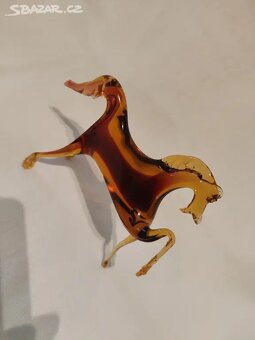 Kůň , sklo vintage Jiří Pačinek ? - Top stav - 3