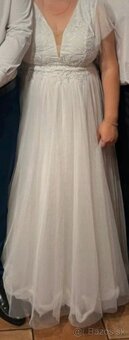 svadobné šaty veľkosť XL - 3