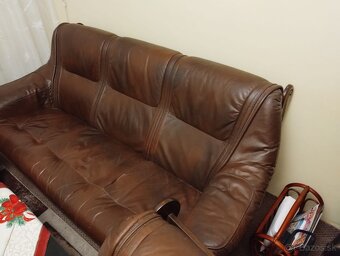 Kožená sedačka. - 3