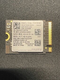 NVMe 256Gb M.2 - 3