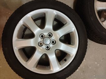 Krasne Originalne disky Toyota Avensis 5 x 100 +letne gumy - 3