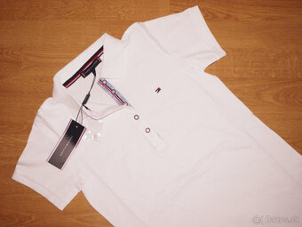 Tommy Hilfiger dámske biele polo šaty - 3