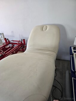 Elektrické Masážní wellness lehátko 3 motory béžové - 3