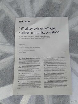 19" alu ŠKODA KODIAQ originál + zimné pneu. - 3