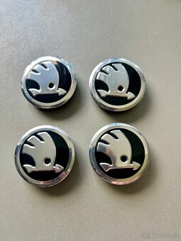 Krytky na disky elektrony Škoda + ventilkové krytky - 3