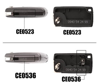Peugeot & Citroen obal kľúča - 3