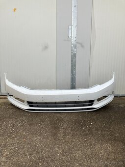 predni naraznik vw passat b8 14-19 bily holy - 3