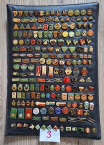 Zbierka rôznych odznakov v počte 1959 kusov. - 3