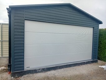 Plechová garáž 5x6m - 3