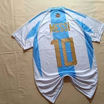Lionel Messi #10 futbalový dres Argentína 2022 M - 3