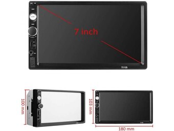 2DIN Autoradio MP5 Prehrávač s Bluetooth 7010B - 3