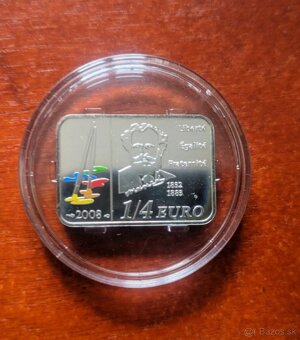 2008 1/4 euro strieborná - 3