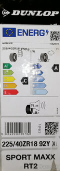 7,5x18 5x114,3 ET40, Dunlop 225/40/R18 - 3