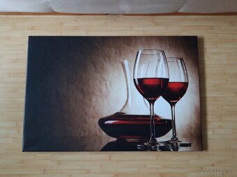 Predám 2 obrazy, motív červené - 3