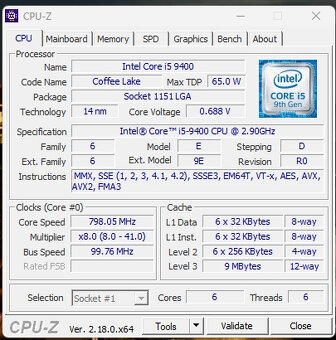 Predám i5 9400 spolu s doskou ASUS PRIME B360M-C - 3