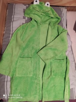 Zelený detský župan - 3