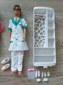 Nové bábiky Barbie,Ken lekár,doktorka,sestrička - 3