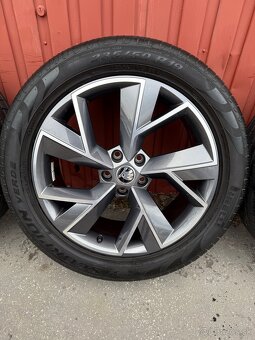 Originál elektróny Skoda Kodiaq R19 ET43 7J LETNÉ 235/50 R19 - 3