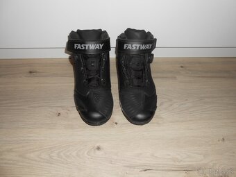 Predam v super stave kozene moto topanky znacky FASTWAY - 3