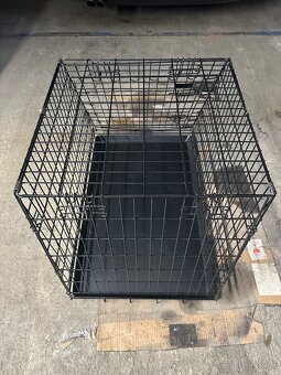 Klietka aj pre väčšieho psa, skladateľna, ako nová 90x57x65 - 3