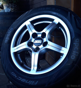 alu R15 5x110, Opel Astra, (+pneu 195/60, takmer NOVÉ) - 3