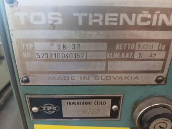 Prodám soustruh SN 32/1000 - 3