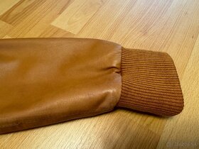MAX original leather - panska kozena bunda hneda - 3