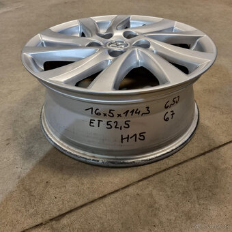 Mazda disky 5x114,3 R16 6,5J ET52.5 - 3