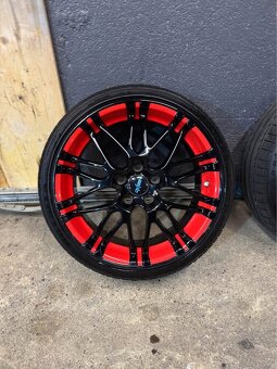 Oxygen disky 18" 5x112 + letné pneu – top stav - 3