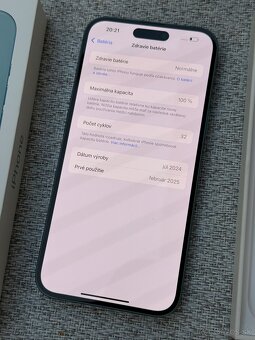 Apple Iphone 16 Plus Teal 128Gb - Zdravie batérie 100 Záruka - 3