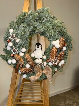 Vianočný veniec na dvere - 3