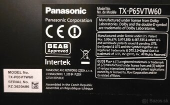 Plasma TV Panasonic 165cm (P65VTW60) - 3