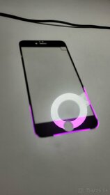 Fialové chranné sklo iPhone 6S+ / 6+ - 3