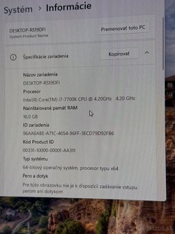 Herny PC RTX 3070 i7-7700K - 3