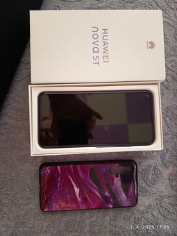 Huawei nova 5T fialový - 3